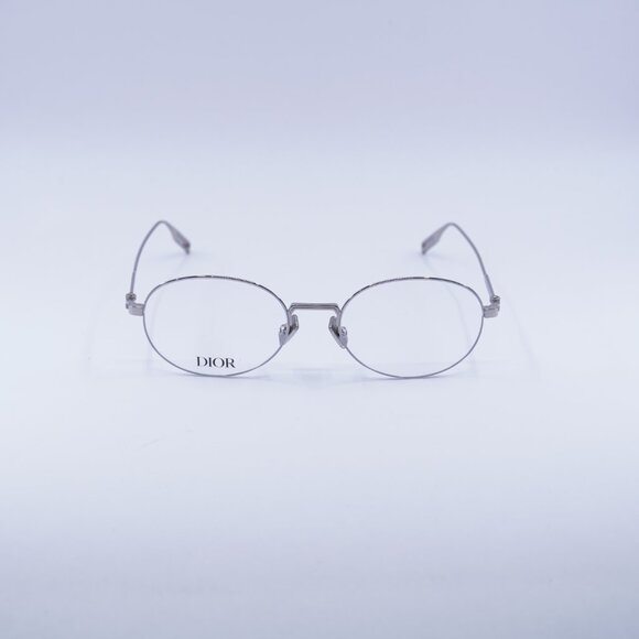 Dior NEODIORO R2U F000 Oval Eyeglasses 52mm - Shiny Palladium - Picture 3 of 10